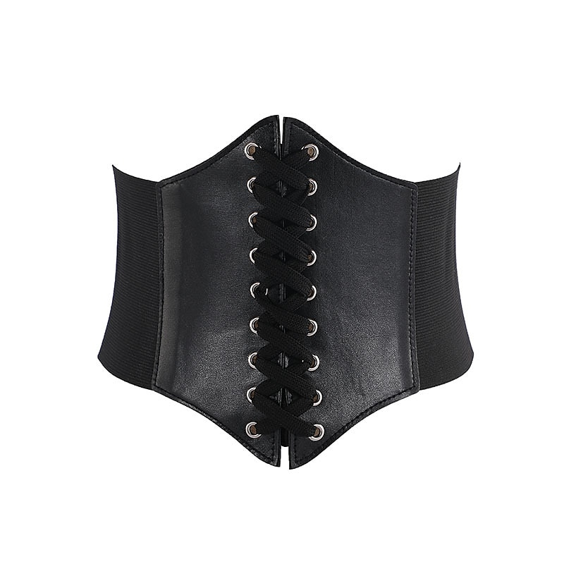 Per donna Cintura larga Cintura a corsetto Similpelle Senza fibbia Geometrica Da cerimonia Feste Giornaliero Bianco Nero Rosso Caffè del 2025 a $8.49 –P3