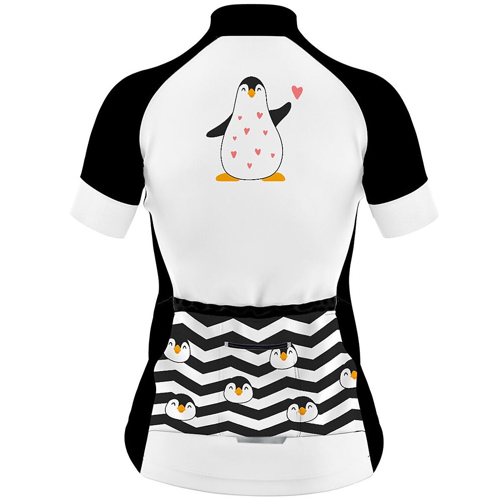 2026年 女性用 サイクリングジャージー 動物 虹色 勾配 半袖 バイク ジャージー トップス 3つのリアポケット付き マウンテンサイクリング ロードバイク 速乾性 ソフト 反射性ストリップ 後ポケット スポーツ ホワイト グリーン ローズレッド 衣類  コレクション – $30.99 –P11