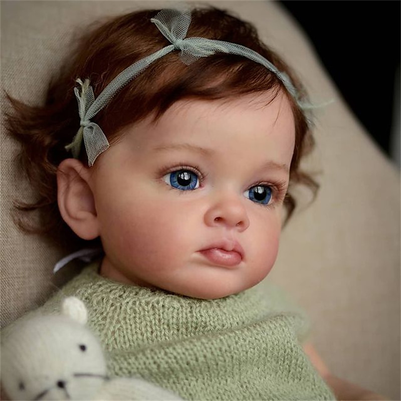 24-Zoll-Reborn-Baby-Puppe Reborn-Puppe Tutti Kleinkind Mädchen mit Genesis-Farbe hochwertige 3D-Haut mehrere Schichten Malerei sichtbare Ader 2025 - $175.99 –P9