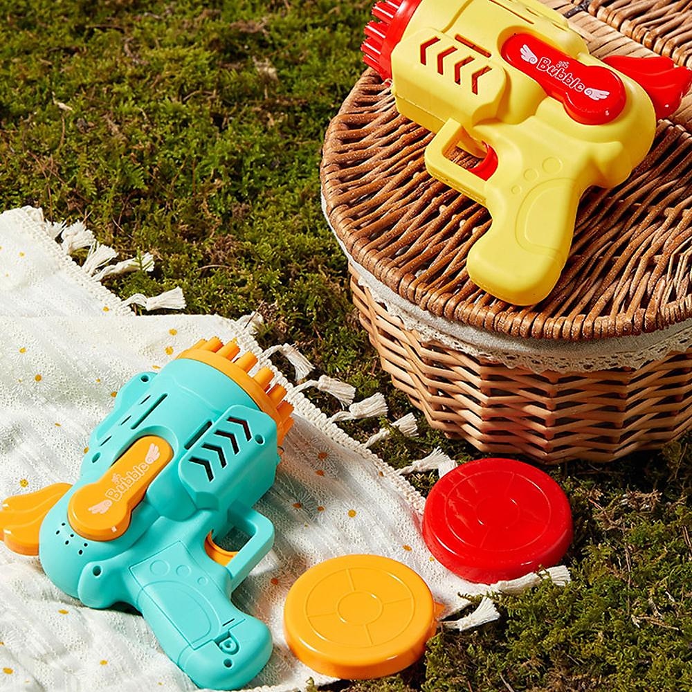 raket bubbelpistol 29 håls automatisk såpbubblor maskin utomhusleksak för barn födelsedagspresenter bröllopsfest sommarpojkar present 2025 - $21.99 –P11