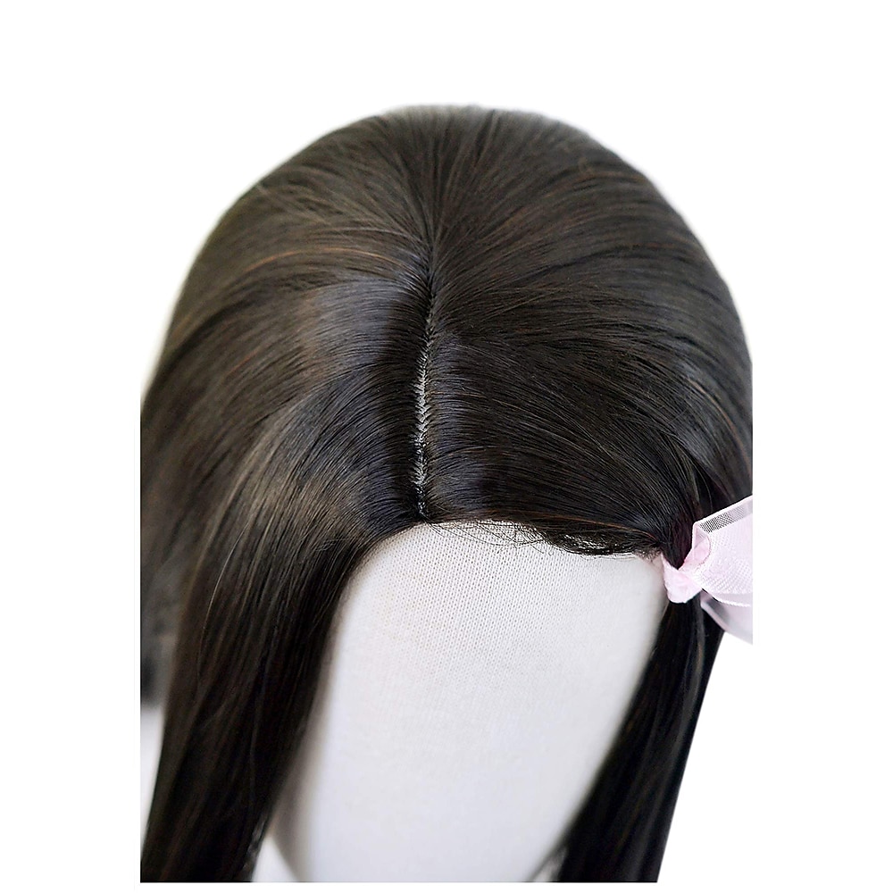 Women's Nezuko Cosplay Wig Long Black Gradient Orange Wave Hair Halloween Wigs 2025 - $26.99 –P6