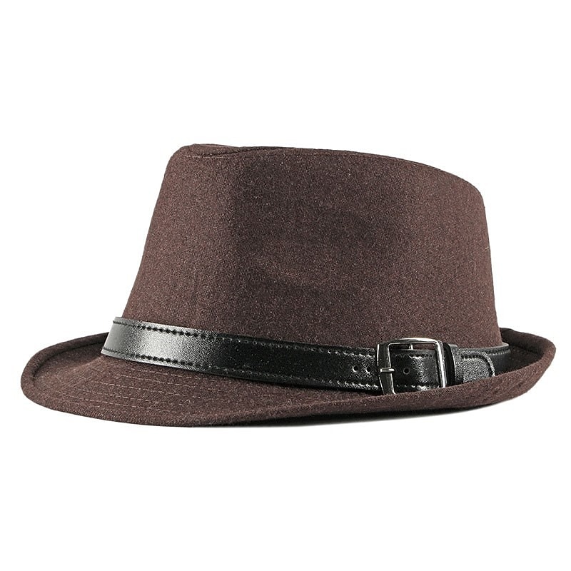 Men's Kentucky Derby Hat Fedora Hat Brim Hat Black Brown Polyester Sports & Outdoors Casual Simple Style Party / Evening Daily Holiday 2026 - $16.49 –P3