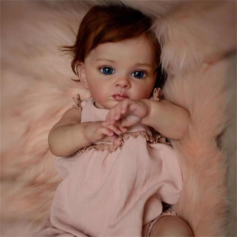 24 inch Reborn Baby Doll Finished Reborn Toddler Girl Doll Tutti Hand Paint Doll High Quality 3D skin multiple Layers Painting Visible Veins for Christmas Gifts 2025 - $184.99 –P8