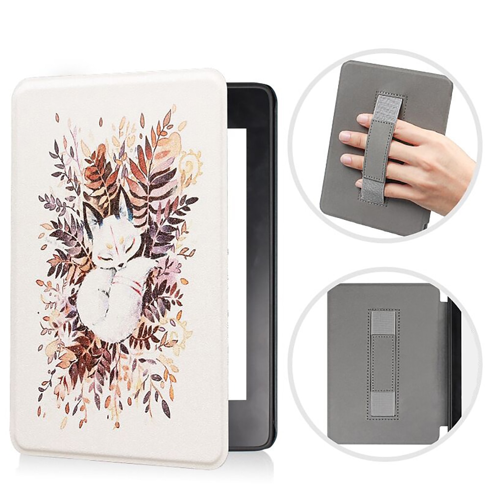 Tavoletta Custodie cover Per Amazon Kindle Paperwhite 6,8'' 11° Kindle 6"(10th Gen-2019) Manico Sveglia / Spegnimento automatico intelligente Resistente agli urti Pop art Simil-legno Fantasia del 2025 a $19.99 –P2