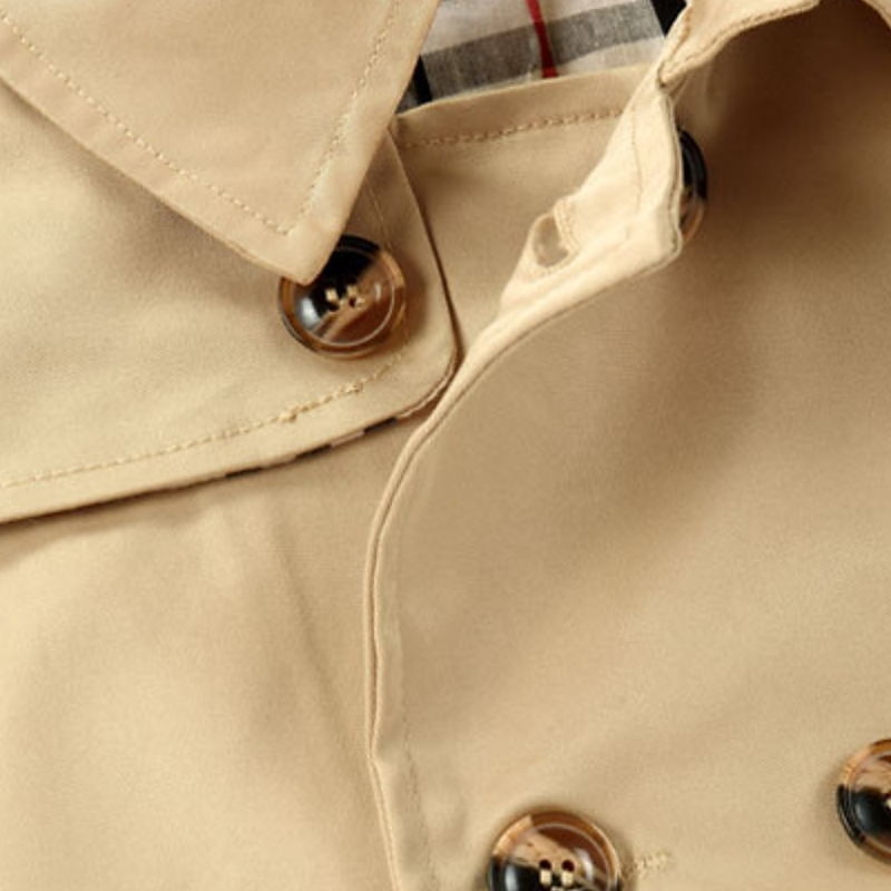 Pojkar 3D Slät Trenchcoat Långärmad Vår Höst Aktiv Häftig Barn 2-12 år Dagligen Normal 2025 - $36.99 –P5