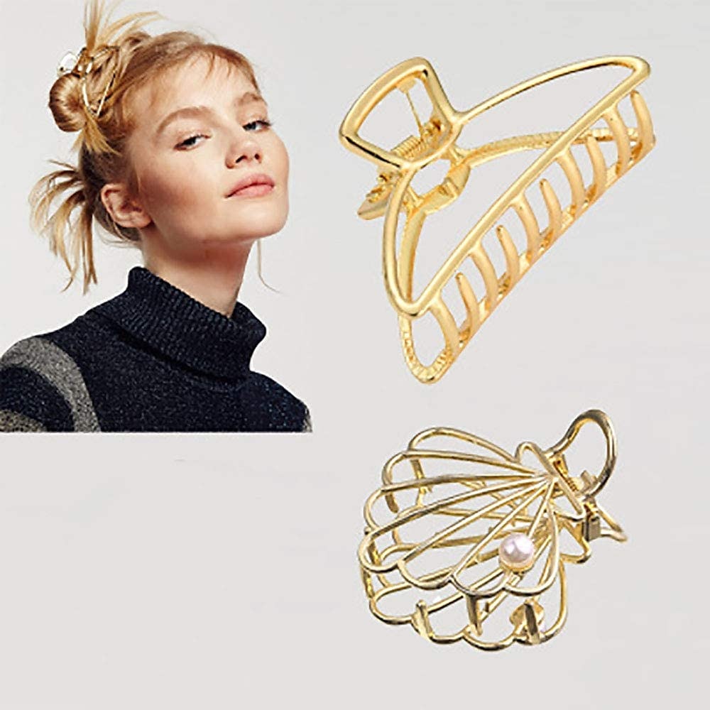 6 Pieces Metal Hair Claw Clips Hollow Jaw Barrettes Non-slip Hair Jaw Clamp ClipsHair Barrette for Fixing Hair for Women Girls Clip Hair Accessories Gift 2025 - $12.99 –P1