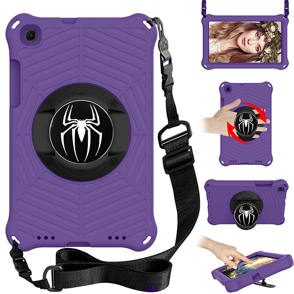 Tablet Case Cover For Samsung Galaxy Tab A8 10.5'' A7 Lite 8.7'' A 8.0" 2022 2021 2019 Handle with Stand Holder 360° Rotation Solid Colored EVA 2025 - $30.99 –P11