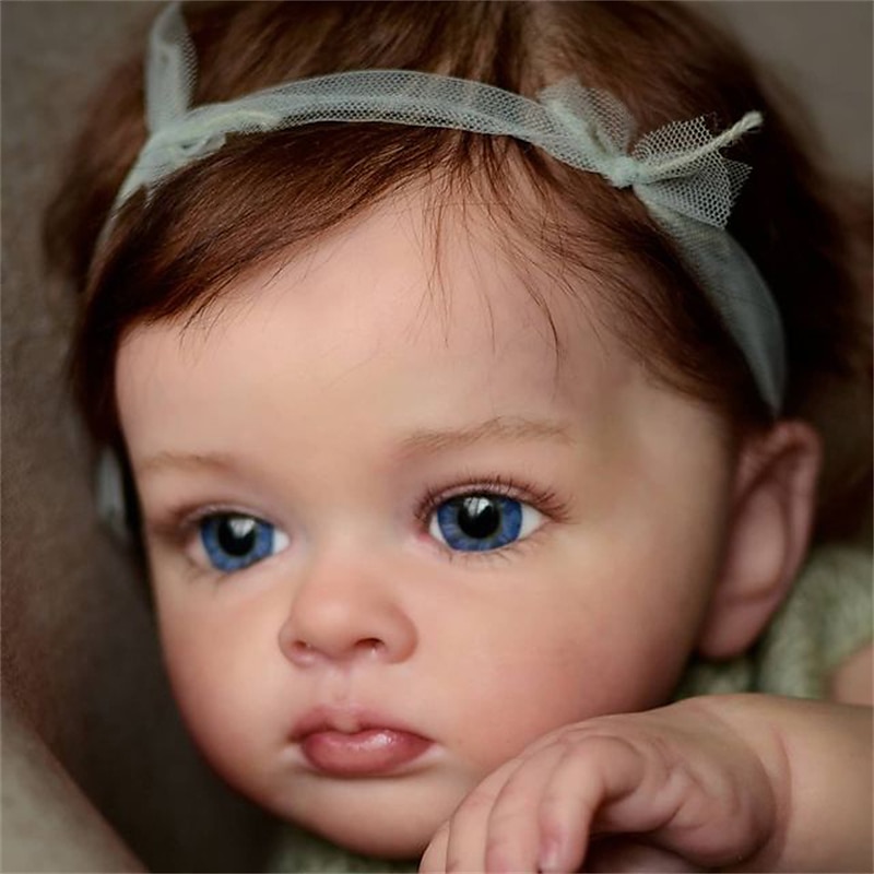 24-Zoll-Reborn-Baby-Puppe Reborn-Puppe Tutti Kleinkind Mädchen mit Genesis-Farbe hochwertige 3D-Haut mehrere Schichten Malerei sichtbare Ader 2025 - $175.99 –P5