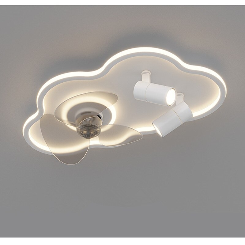 stropní světlo led minimalistická ložnice cloud stropní ventilátor lampa jednoduchá moderní s reflektorem domácí jídelna stropní ventilátor integrované stropní svítidlo 2025 - $273.49 –P6
