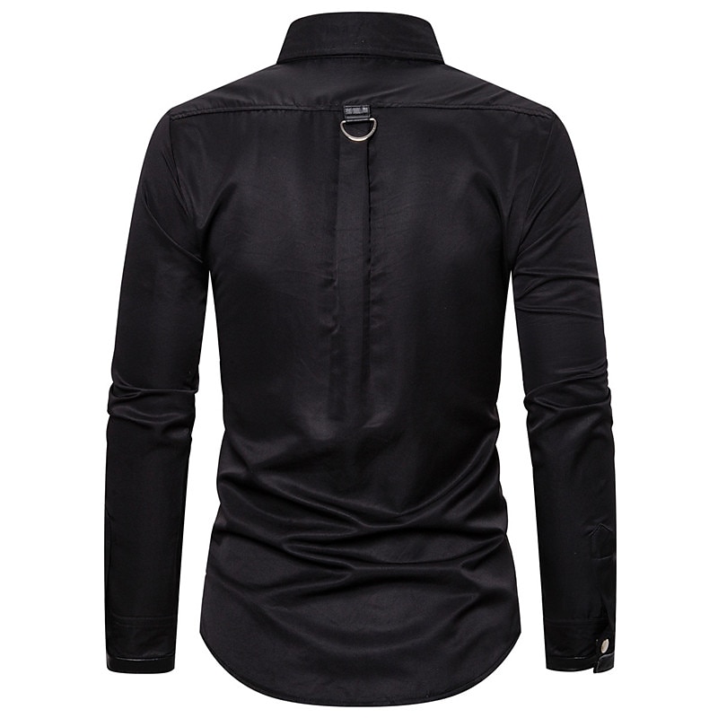 Punk & Gothic Streetstyle Bluse / Hemd Ritter Kostüm Herren Maskerade Party / Abend Erwachsene Bluse 2026 - $51.99 –P8