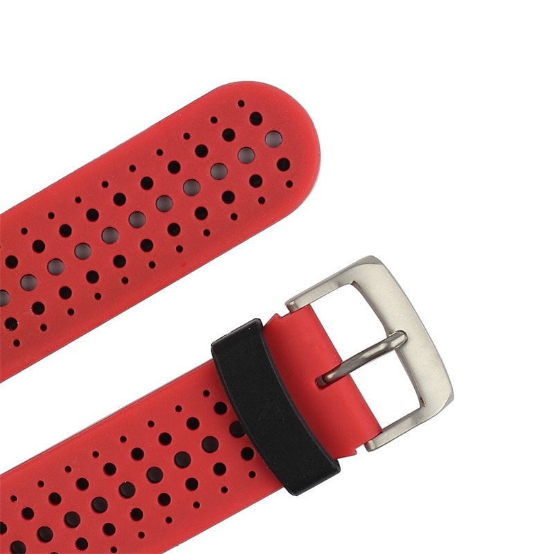 Klockarmband för Garmin Forerunner 220/230/235/620/630/735XT Approach S20 / S6 / S5 Silikon Ersättning Rem med borttagningsverktyg Vattentät Andningsfunktion Sportband Armband 2025 - $13.99 –P3