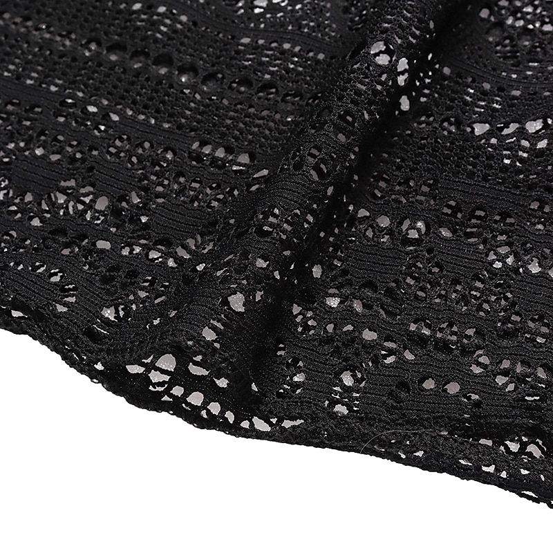 Per donna Normale Costumi da bagno Prendisole Abito da spiaggia Costume da bagno Lacci Pizzo Scollatura posteriore Uncinetto Strappato Tinta unica Con bretelline Festività Sensuale Costumi da bagno del 2025 a $16.99 –P11