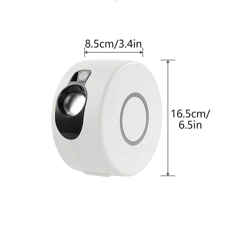 galaksiprojektori 2 in 1 aurora tähtitaivas projektori led-projektorille galaxy ocean nebula lamppu kaukosäätimellä 7 väriä yövalo maisemavalo 2025 - $86.99 –P2