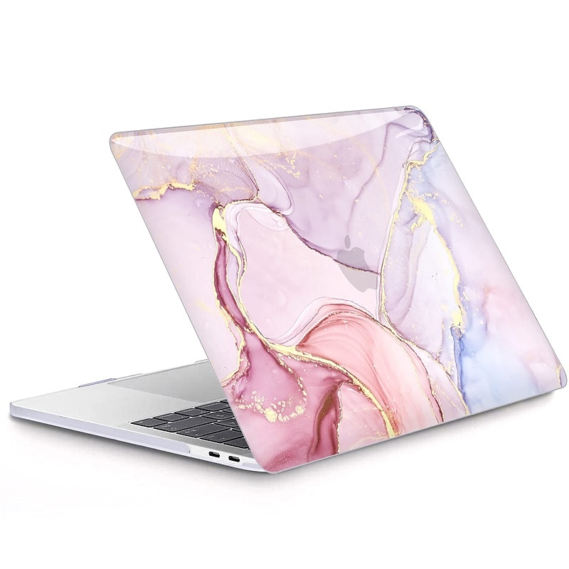 MacBook Custodia Compatibile con Macbook Air Pro 13.3 14 16.0 pollice Resistente Plastica Effetto marmo del 2025 a $26.99 -P1