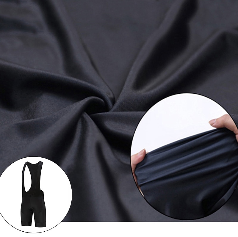 Herre Bib Shorts 3D polstret shorts Sykkel Shorts Bunner Semi-formsydd Fjellsykling Veisykling sport Pustende Hurtigtørkende Fukttransport Bekvem Svart Gul Lycra Klær Avanceret Sykkelklær 2025 - $27.99 –P8
