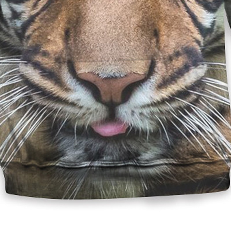 Pojkar 3D Djur Tiger Huvtröja Långärmad 3D-tryck Vår Höst Aktiv Sport Mode Barn 3-13 år Utomhus Dagligen Inomhus Normal 2025 - $18.99 –P2