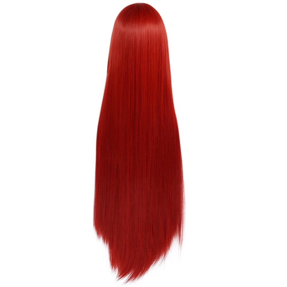 Parrucca Lunga Verde Scuro di 100 cm con Frangia Parrucca Liscia Cosplay per Donne Ragazze Uomini Ragazzi Parrucca di Capelli Sintetici Costume per Anime Parrucche di Halloween Parrucche per il del 2025 a $31.99 –P17