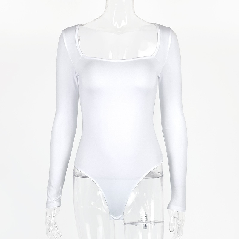 Latinamerikansk dans Trikot / Onesie Ren Färg Dam Träning Dagliga kläder Långärmad Polyester 2025 - $15.99 –P4