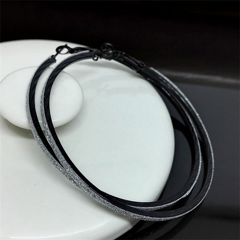 Mulheres Brincos Chique & Moderno Festa Cor imaculada Brinco / Casamento / Dourado / Preto / Prateado / Outono de 2026 por $8.49 –P3