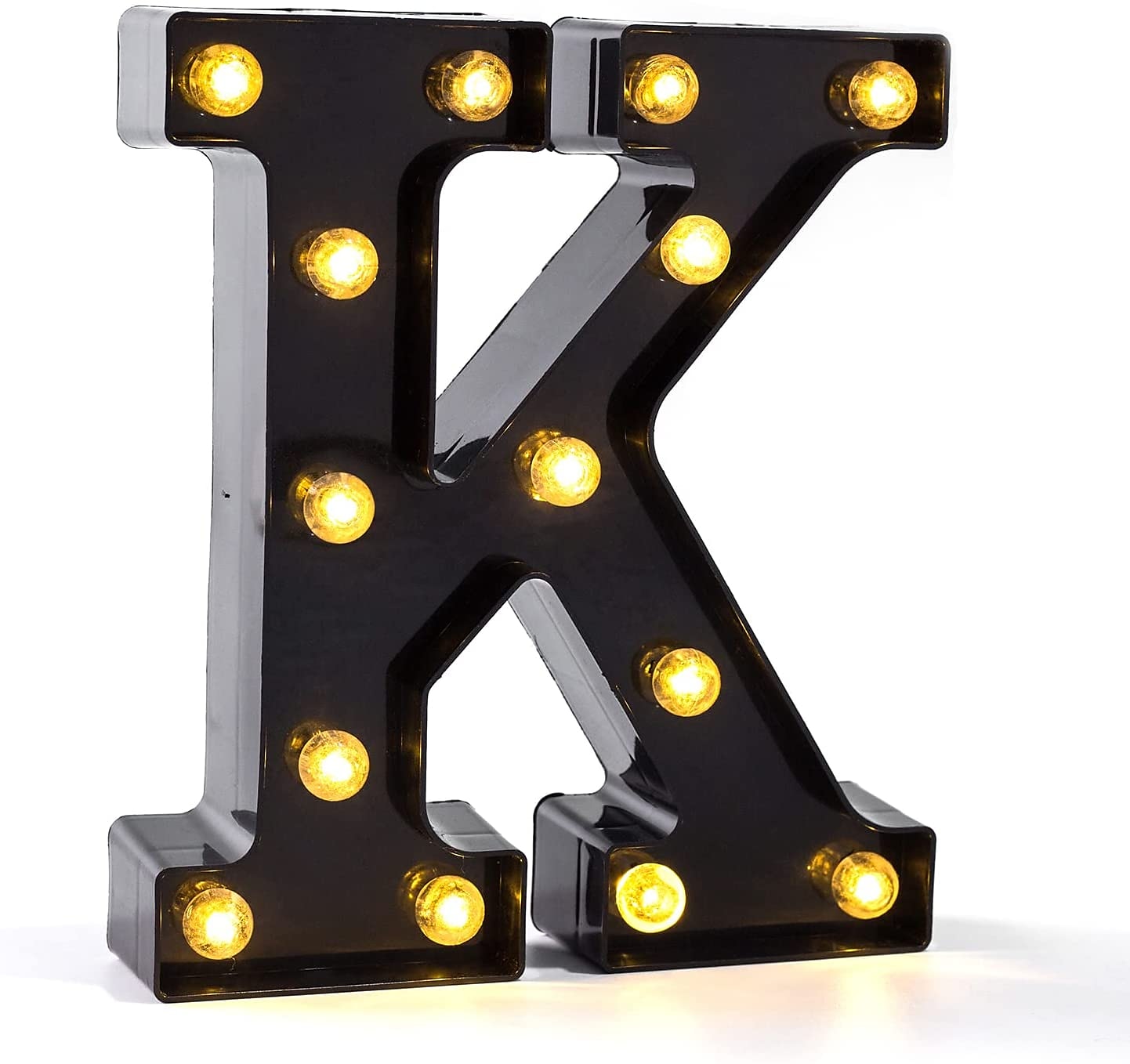 lettere a led luci 26 alfabeto & lampade arabe decorative nere a batteria per feste di matrimonio, compleanno, casa, bar (nero freddo) di nuova concezione del 2025 a $11.99 –P16