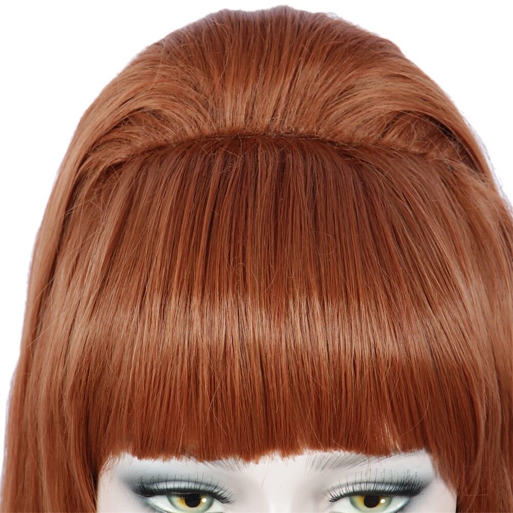 Long Wavy Pink Wig Big Bouffant Beehive Wigs for Women fits 50s 80s Halloween Wigs 2025 - $28.99 –P11