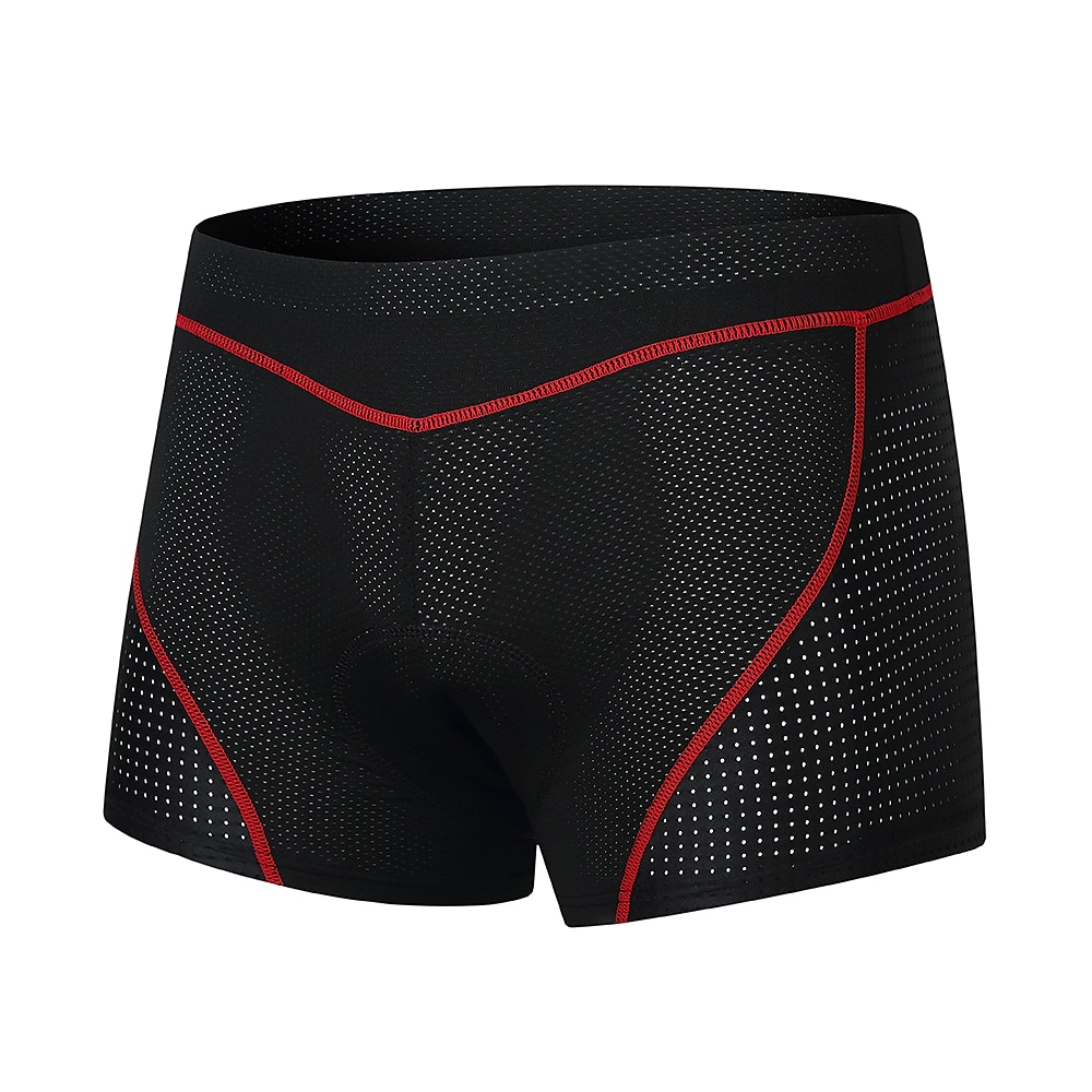 WOSAWE Voor heren Fietsondergoed Fietsbroek Gevoerde wielrenshorts Fietsen Short / Broekje Ondergoedshorts Semi-strakke pasvorm Bergracen Wegwielrennen Sport 4D Pad Ademend Sneldrogend Vermindert 2025 - $19.99 –P8