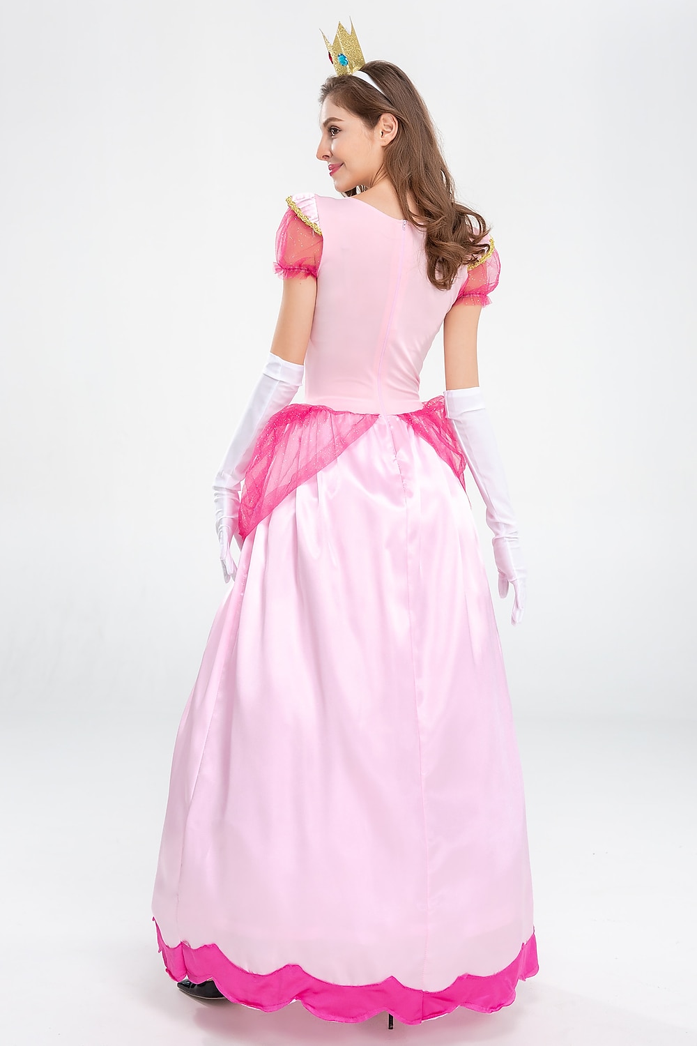 Pohádkové Princezna Peach Cosplay kostým Prázdninové šaty Sladký Filmové kostýmy for Dámské Dospělé Plesová maškaráda loučení se svobodou nevěsty 2025 - $56.99 –P10