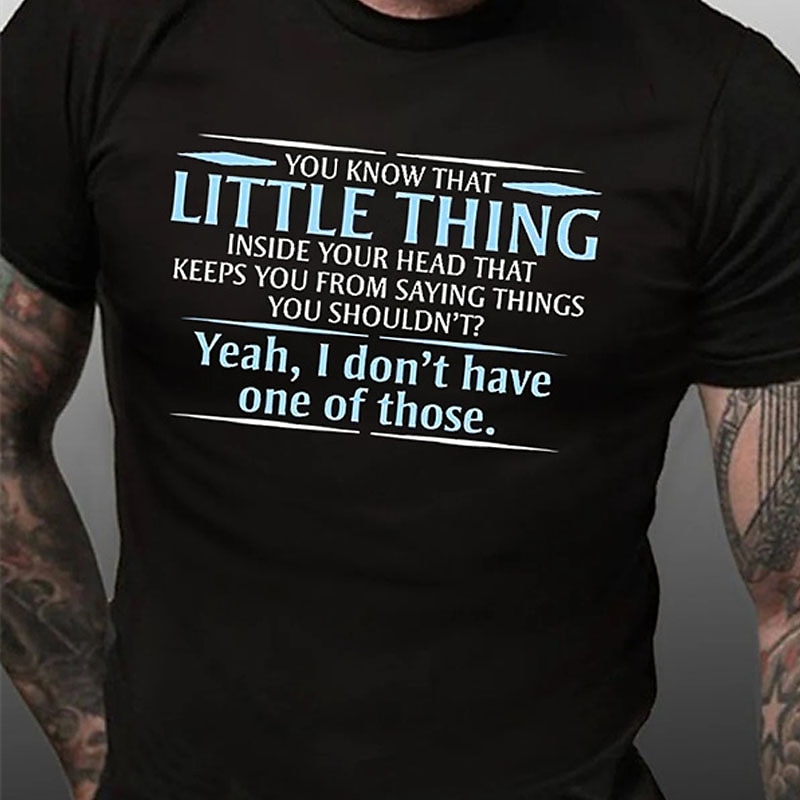 Voor heren Grafisch Brief T-shirt Informele stijl 100% katoen Korte mouw Grafisch Shirt Zwart Rood Marineblauw Comfortabel T-shirt Straat Casual Modeontwerper kleding 2025 - $15.99 –P2