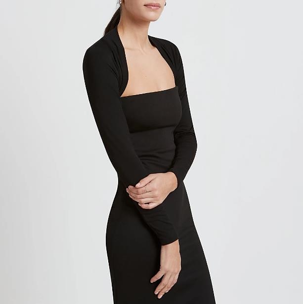 Estolas Femininas Bolero Voile / Transparente Básico Proteção Solar Manga Longa Elastano Estolas de Casamento Com Cor Pura Para Convidado do casamento Todas as Estações de 2025 por $38.99 –P4