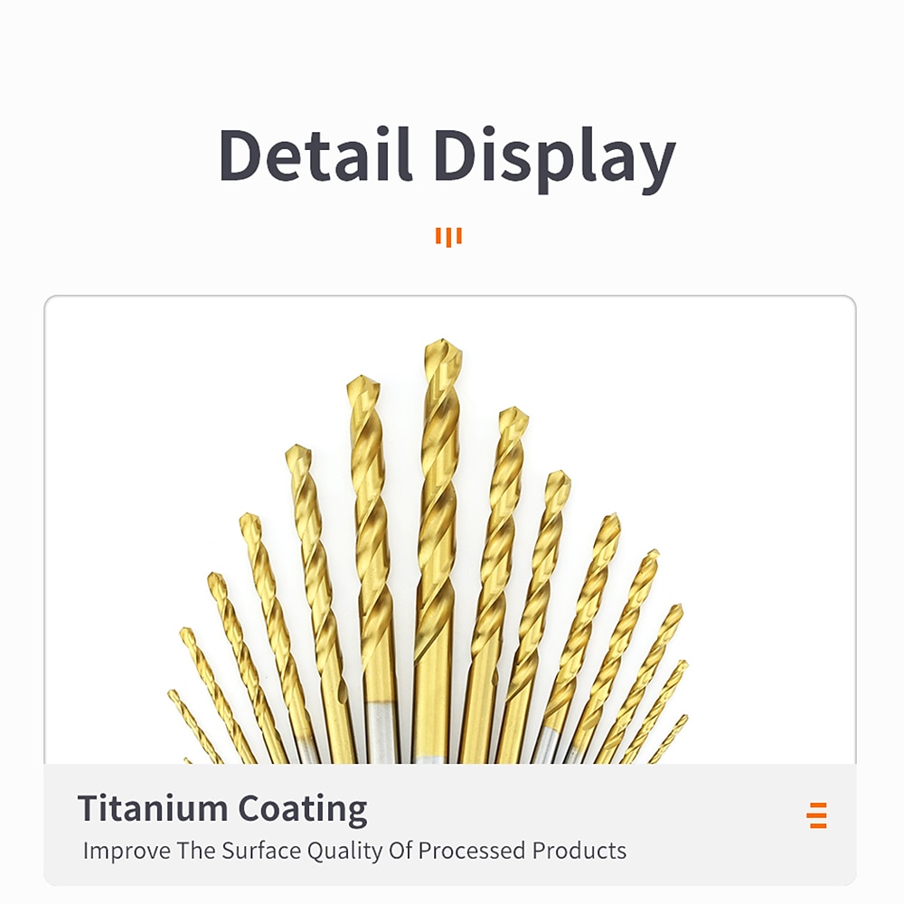 13pc 2-12mm Round Shank Twist Drill Bit Set Titanium Coated Hole Cutter High Speed Steel Gun Drill Bit Woodworking Metal Tool 2025 - $15.99 –P4
