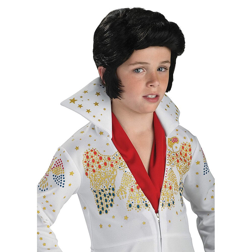 Cosplay Perücken Schwarz Lockig Synthetische Haare Kurz Perücken Jungen Perücken Für die Party 2026 - $25.99 –P3