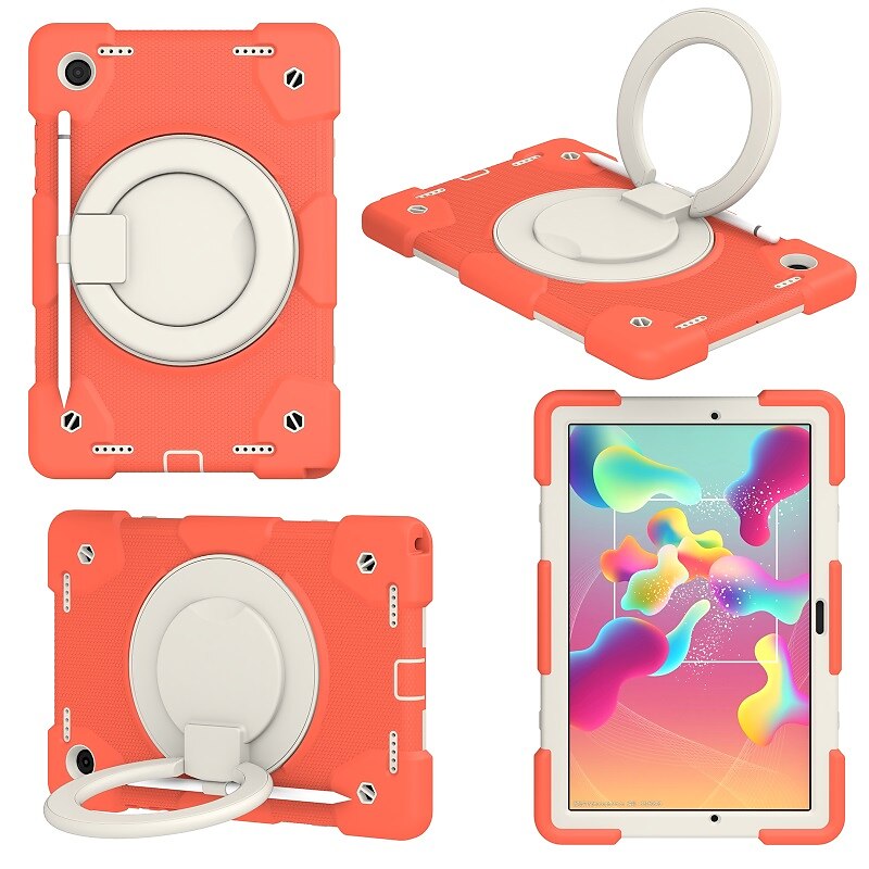 Tábua Capa da Caixa Para Samsung Galaxy Tab A8 10.5'' 2022 2021 Portátil Punho Com Suporte Armadura PC Silicone Para Crianças de 2025 por $37.99 –P2