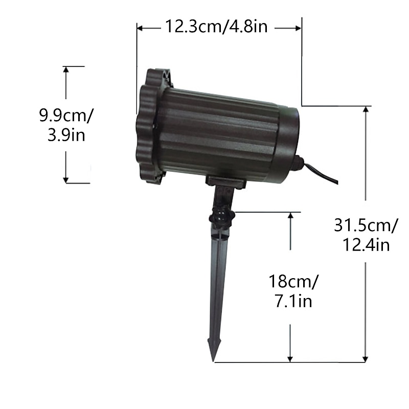 Christmas Light Snowflake Projection Lamp Christmas Decoration Lamp Can Be Remotely Plugged In 2025 - $40.99 –P1