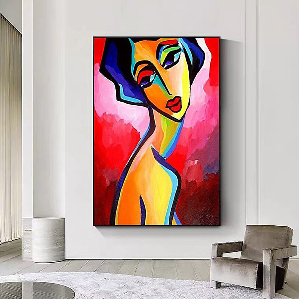 Mintura Handmade Figure Oil Painting On Canvas Wall Art Decoration