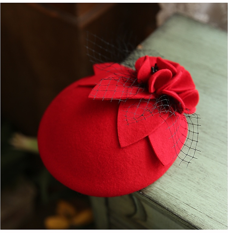 Retro Vintage 1950s Fascinator Hat Kate Middleton Women's Masquerade Party / Evening Bachelorette Party Adults Hat 2025 - $35.99 –P6