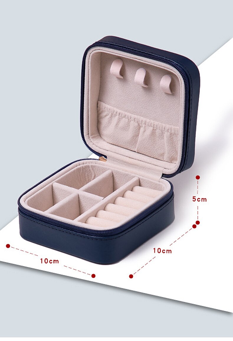 Mini Travel Jewelry Case Small Jewelry Box Portable Jewelry Travel Ogranizer Display Jewelry Storage Case for Rings Earring Necklace Bracelet Gift for Women Girls 2025 - $19.99 –P5
