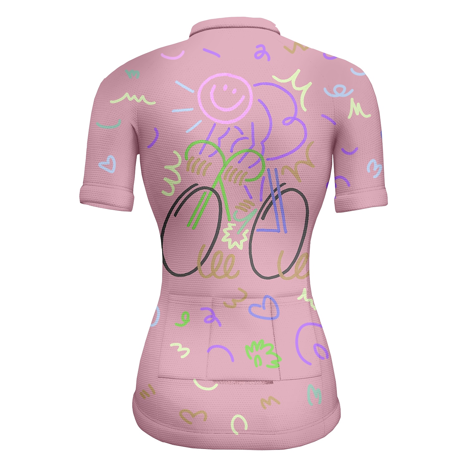 Women's Cycling Jersey Graffiti Short Sleeve Bike Jersey Top with 3 Rear Pockets Mountain Bike MTB Road Bike Cycling Quick Dry Reflective Strips Back Pocket Moisture Wicking Sports Pink Purple Green 2026 - $30.99 –P6