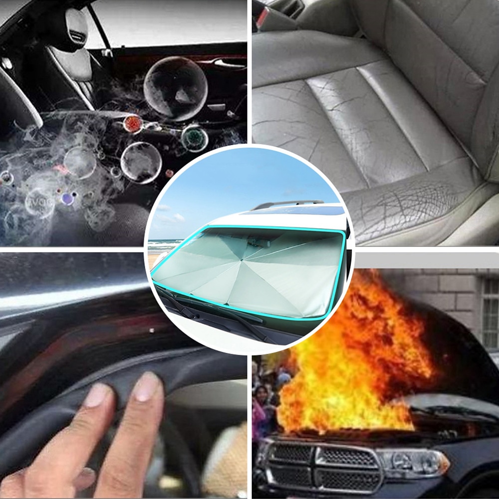 Auto Innenraum Auto Sonnenschirm Auto Windschutzscheibenabdeckung UV Schutz Sonnenschutz Frontscheibe Innenschutz Klappschirm 2025 - $23.99 –P1