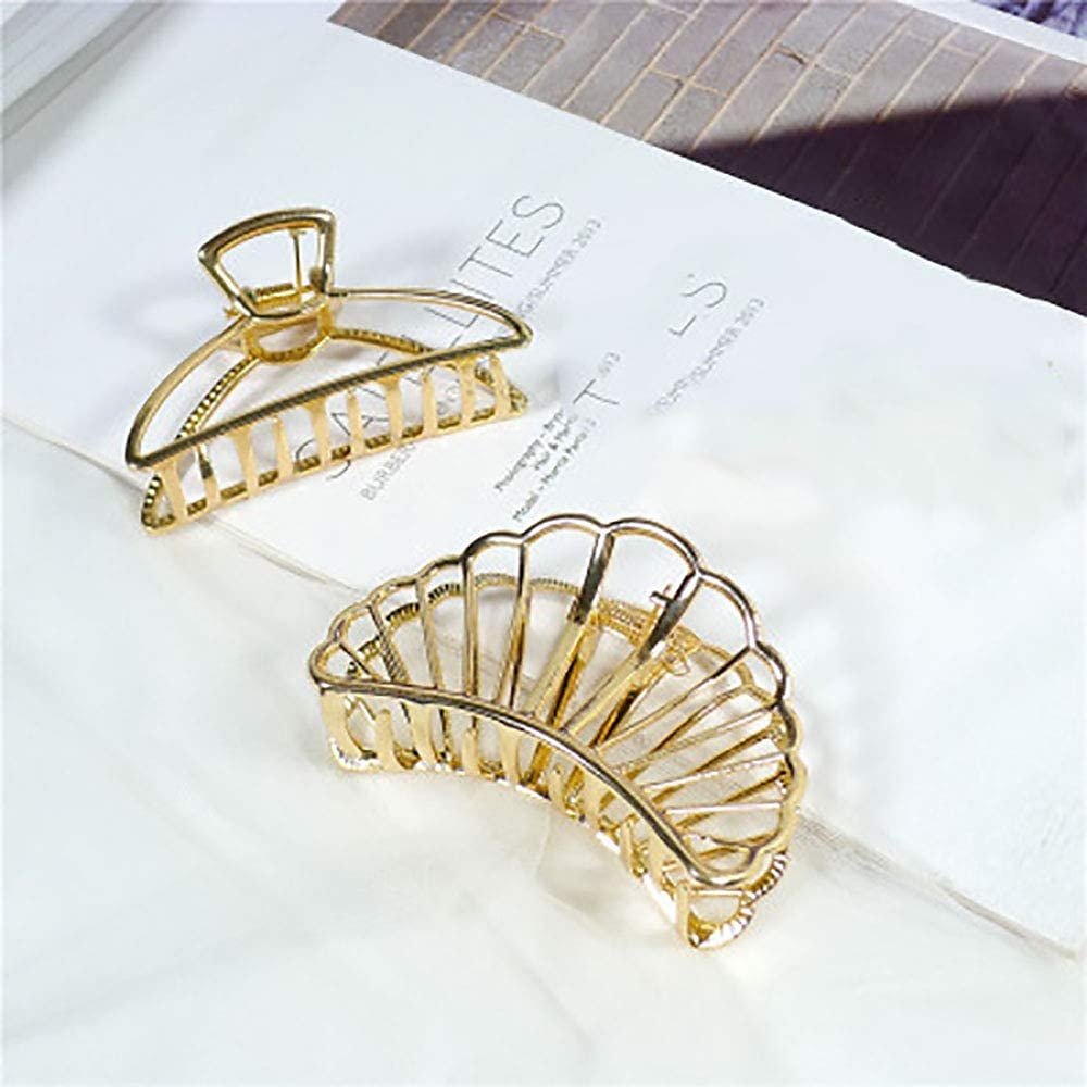 6 Pieces Metal Hair Claw Clips Hollow Jaw Barrettes Non-slip Hair Jaw Clamp ClipsHair Barrette for Fixing Hair for Women Girls Clip Hair Accessories Gift 2025 - $12.99 –P3