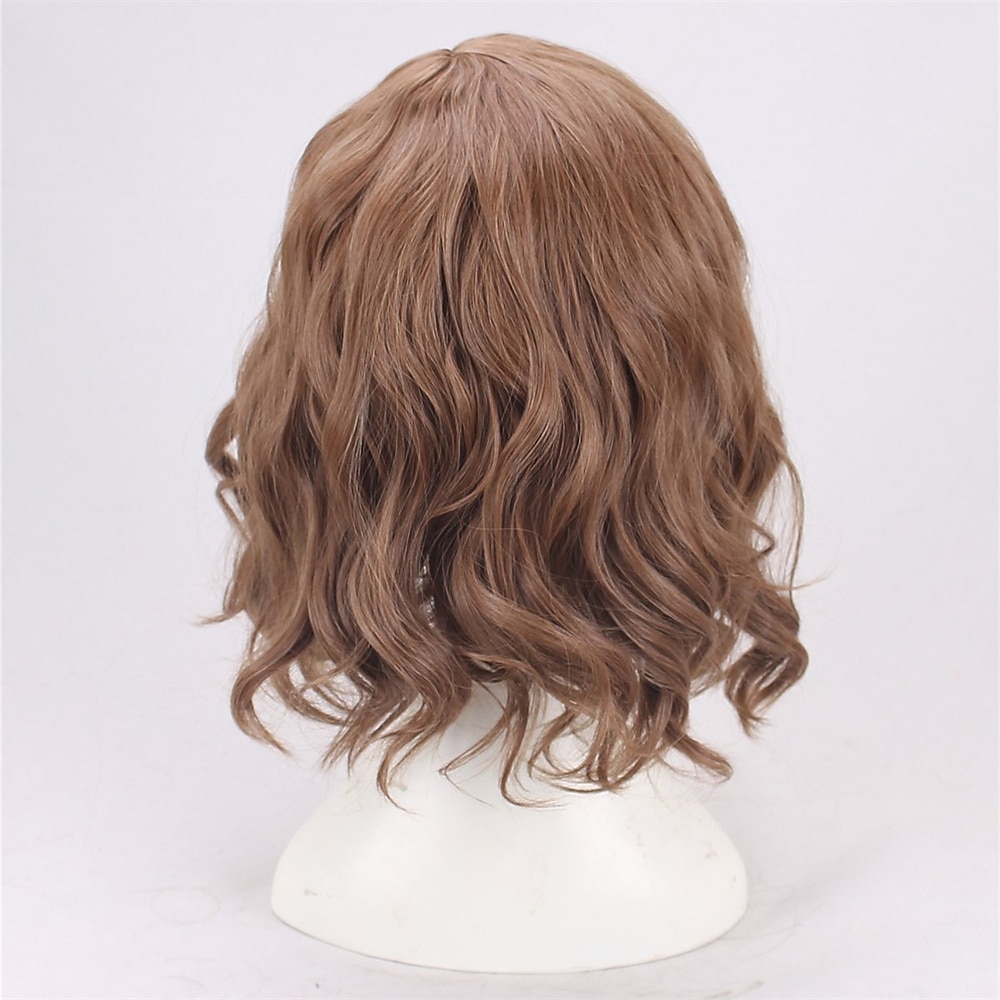 Parrucca Corto Riccia Marrone per Uomini Parrucca Cosplay Parrucca di Halloween del 2025 a $24.99 –P4