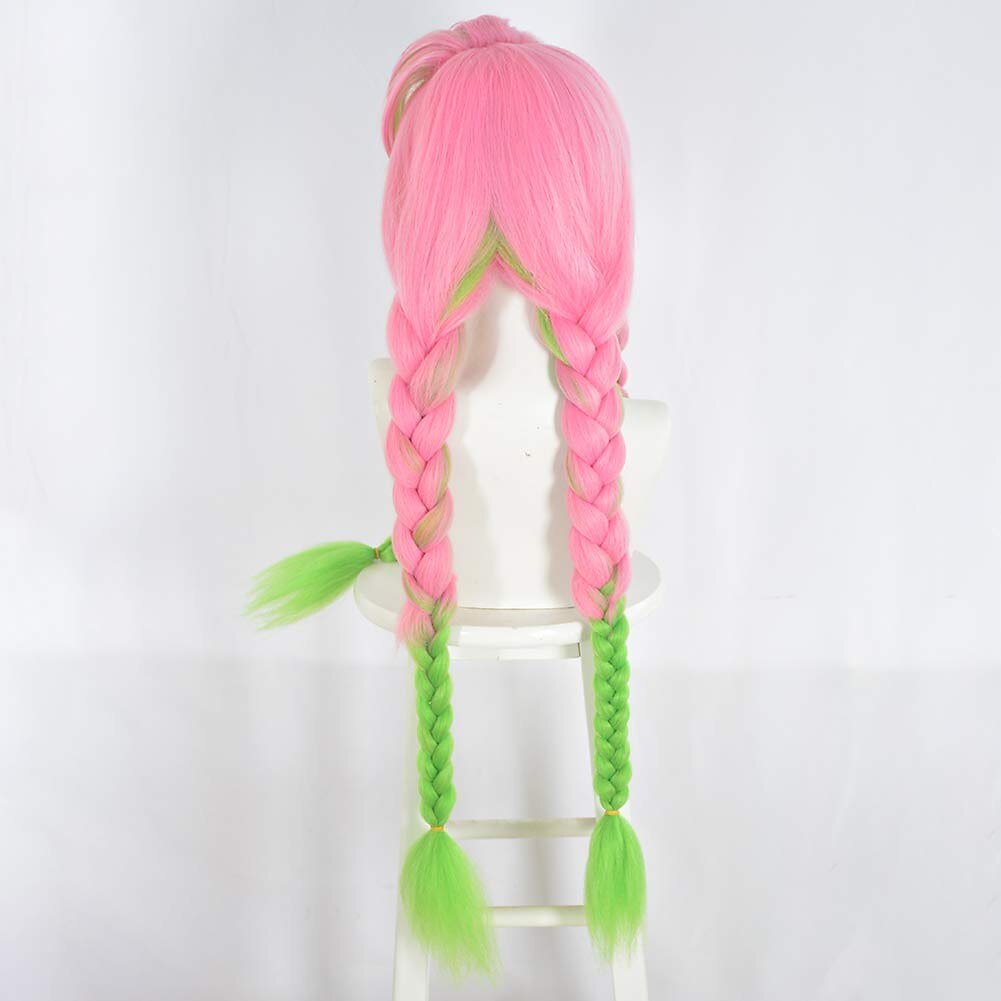 Περούκες για Στολές Ηρώων Ροζ Πράσινο Ανάμεικτο Χρώμα Ίσιο Συνθετικά μαλλιά Μακρύ Περούκες Γυναικεία Περούκες Για πάρτι 2026 - $37.99 –P2
