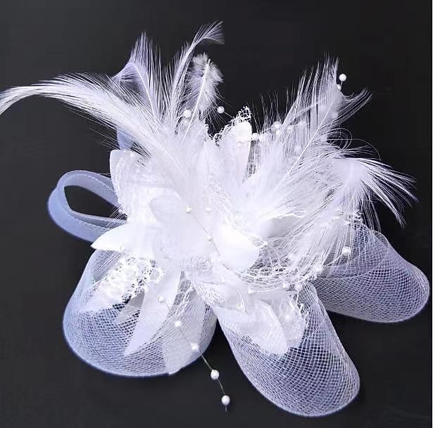 Vintage Style Elegant & Luxurious Tulle / Feathers Fascinators / Hats / Headwear with Floral / Beading 1PC Wedding / Ladies Day / Melbourne Cup Fascinators Race Day Dress 2026 - $16.49 –P6