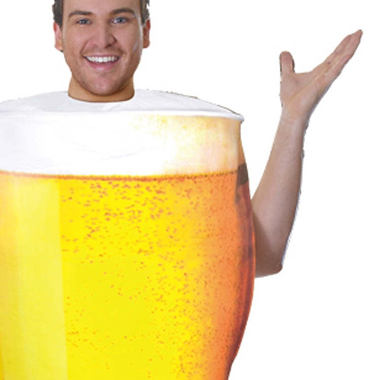Beer Carnival Costume Cosplay Costume Funny Costumes Adults' Men's Cosplay Funny Costume Performance Halloween Masquerade Masquerade Mardi Gras Easy Carnival Costume 2025 - $38.99 –P6