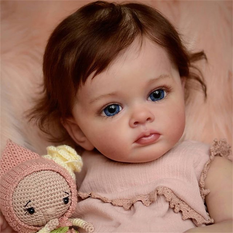 24 inch Reborn Baby Doll Finished Reborn Toddler Girl Doll Tutti Hand Paint Doll High Quality 3D skin multiple Layers Painting Visible Veins for Christmas Gifts 2025 - $184.99 –P5