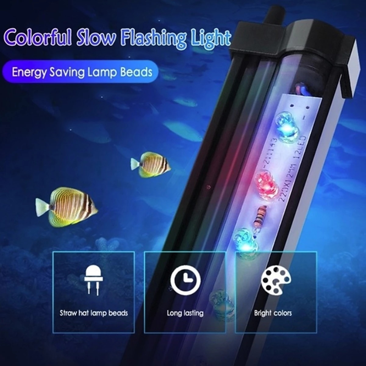 Afstandsbediening 100-240 v 18-116 cm led aquarium licht aquarium dompelpomp licht aquatische luchtbel zuurstof lamp eu ons plug aquarium licht 2025 - $47.99 –P5