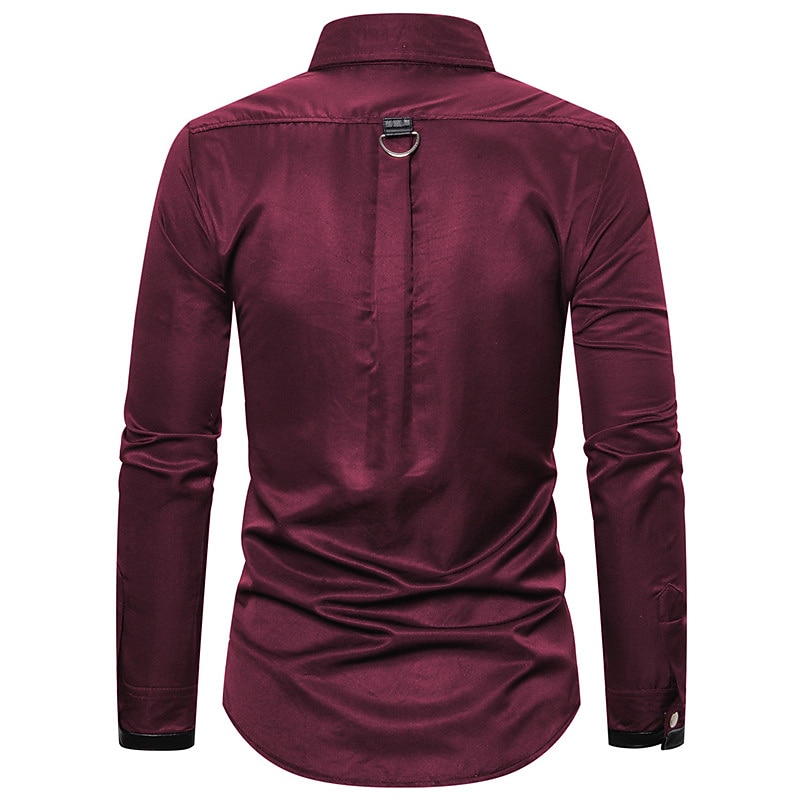 Punk & Gothic Streetstyle Bluse / Hemd Ritter Kostüm Herren Maskerade Party / Abend Erwachsene Bluse 2026 - $51.99 –P5