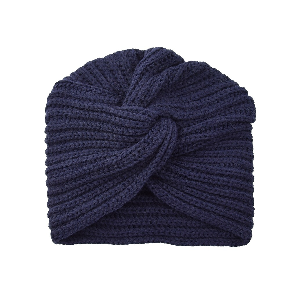 muslim inner hijab caps bohemia turban cross wrap head indian hat knitting hijab bonnet turbante cap for women wear 2025 - $8.49 –P14