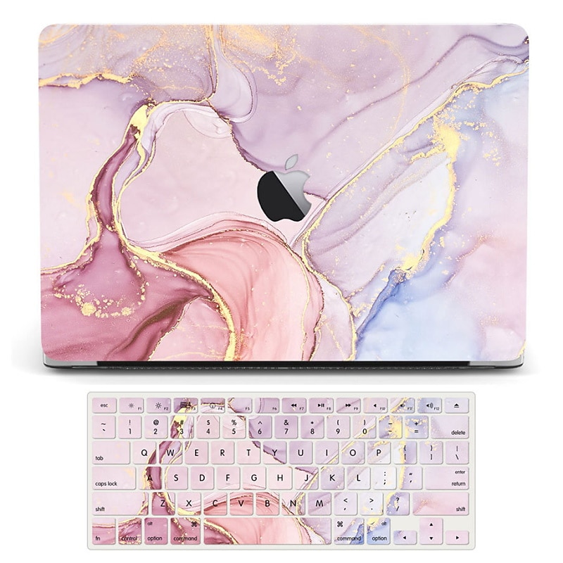 MacBook Custodia Compatibile con Macbook Air Pro 13.3 14 16.0 pollice Resistente Plastica Effetto marmo del 2025 a $26.99 -P8