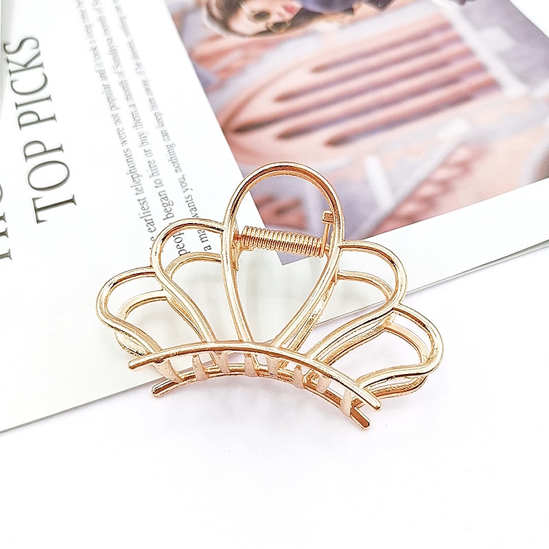 6 Pieces Metal Hair Claw Clips Hollow Jaw Barrettes Non-slip Hair Jaw Clamp ClipsHair Barrette for Fixing Hair for Women Girls Clip Hair Accessories Gift 2025 - $12.99 –P6