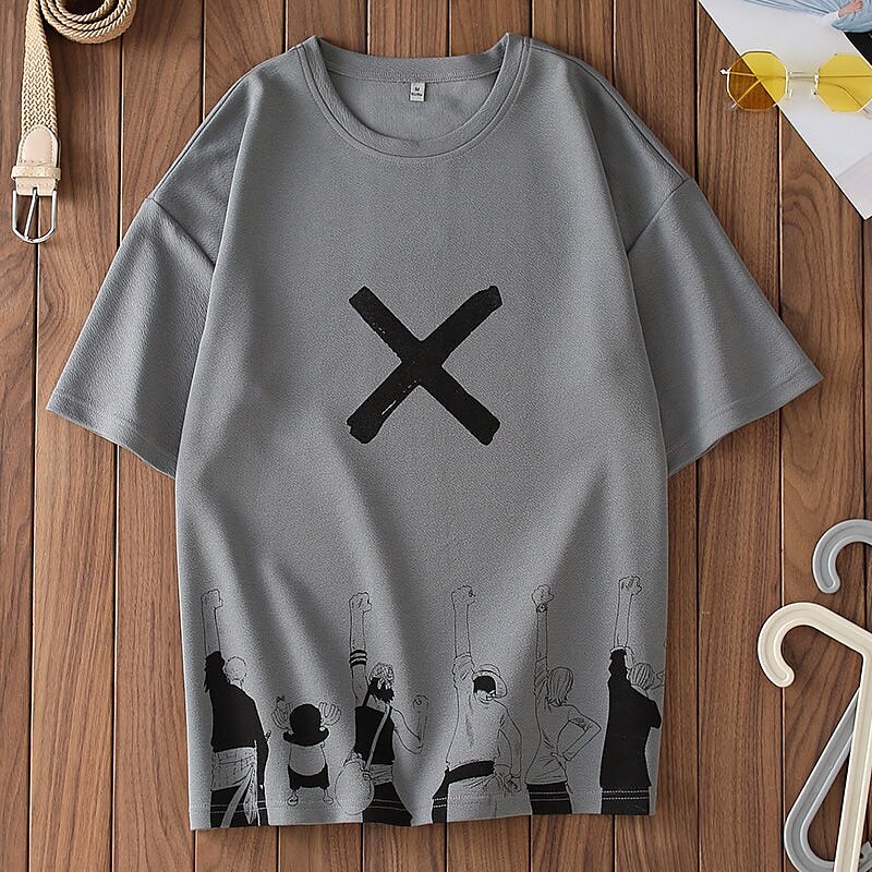 One Piece Monkey D. Luffy T-shirt Anime Cartoon Anime 3D 3D Harajuku Graphic For Couple's Men's Women's Adults' Back To School 3D Print 2025 - $17.49 –P3